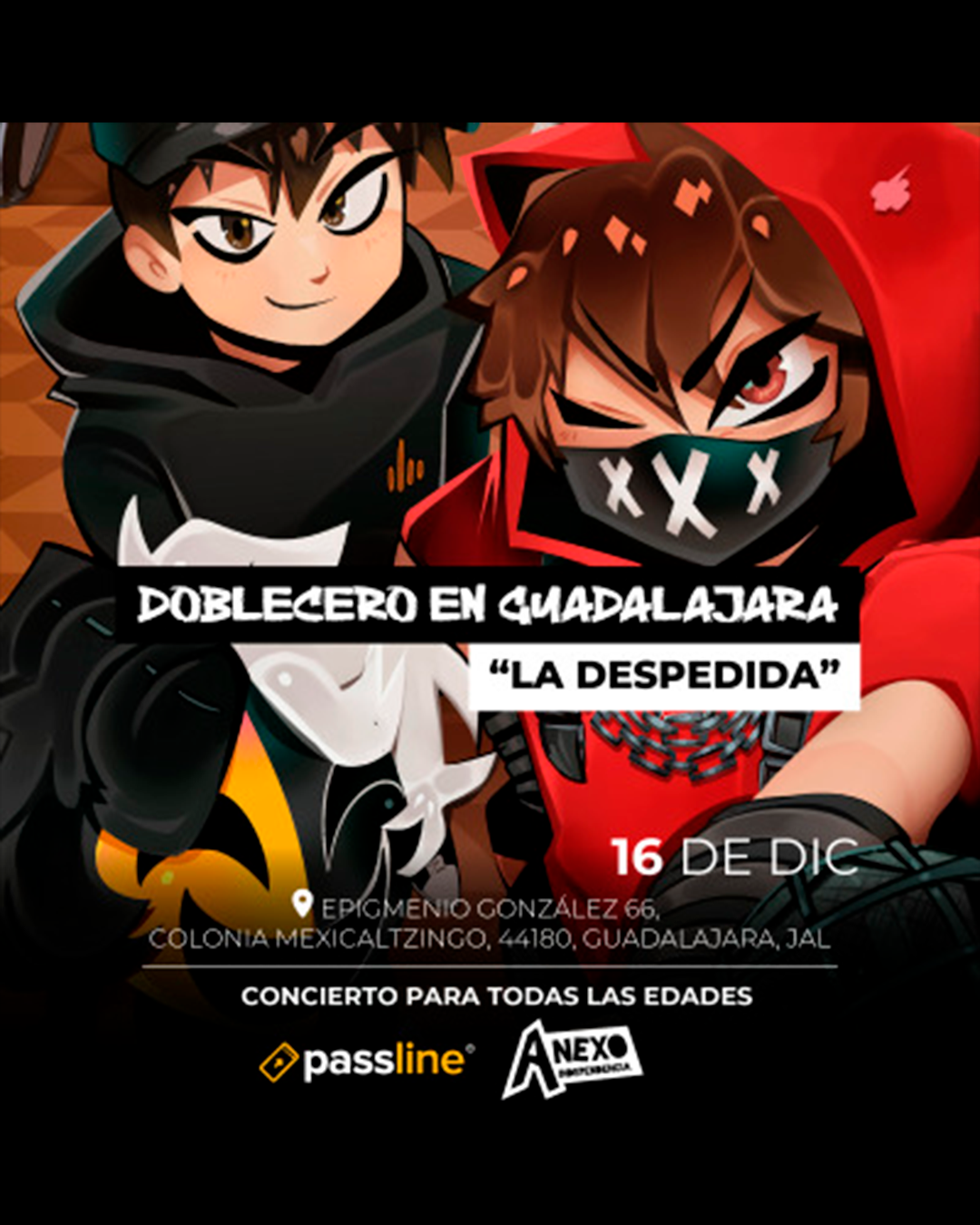 Flyer de DOBLECERO