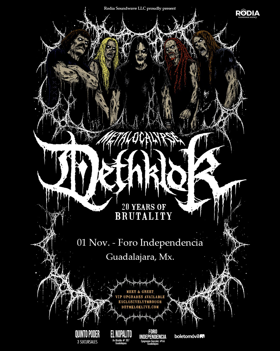 Flyer de DETHKLOK