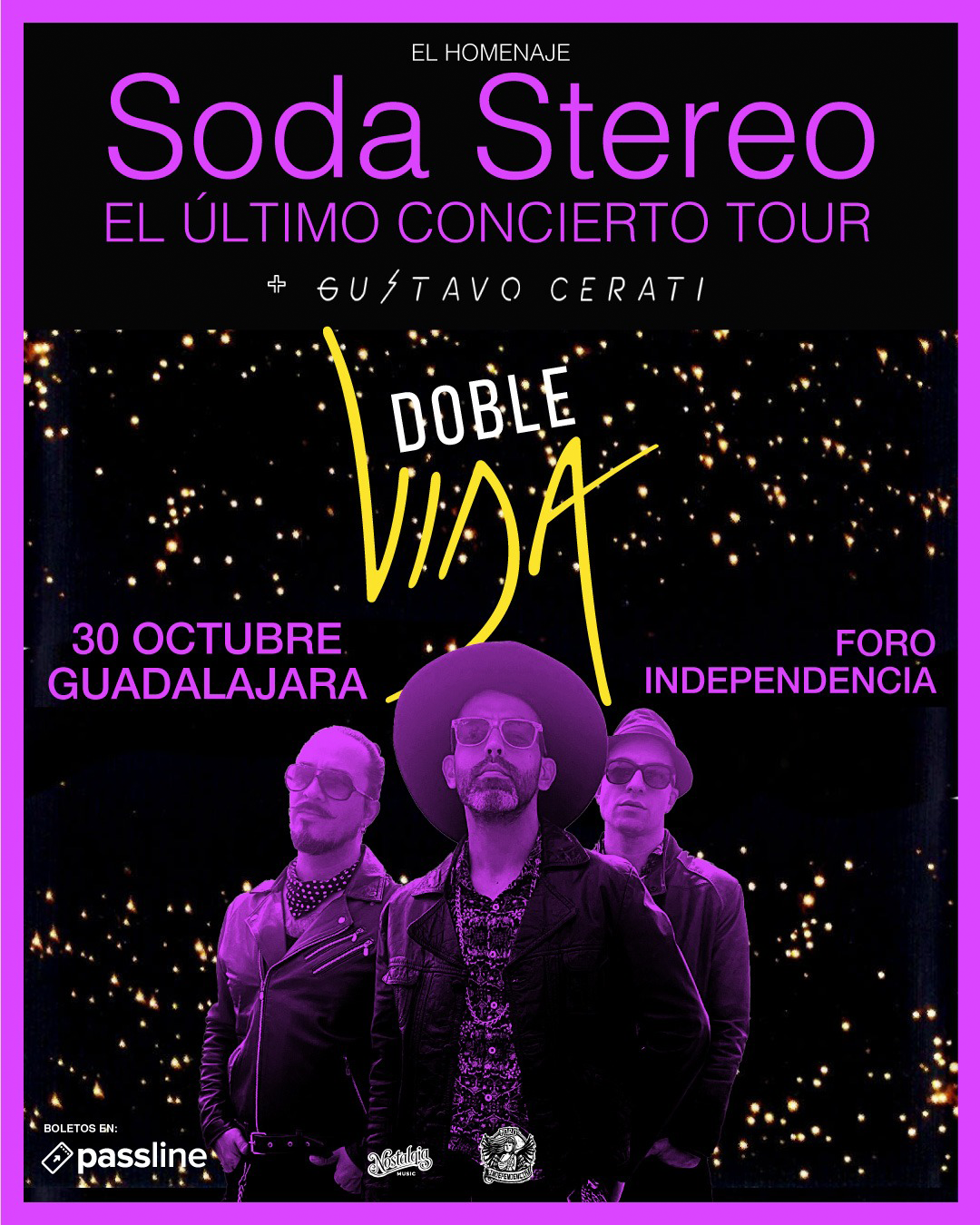 Flyer de DOBLE VIDA
