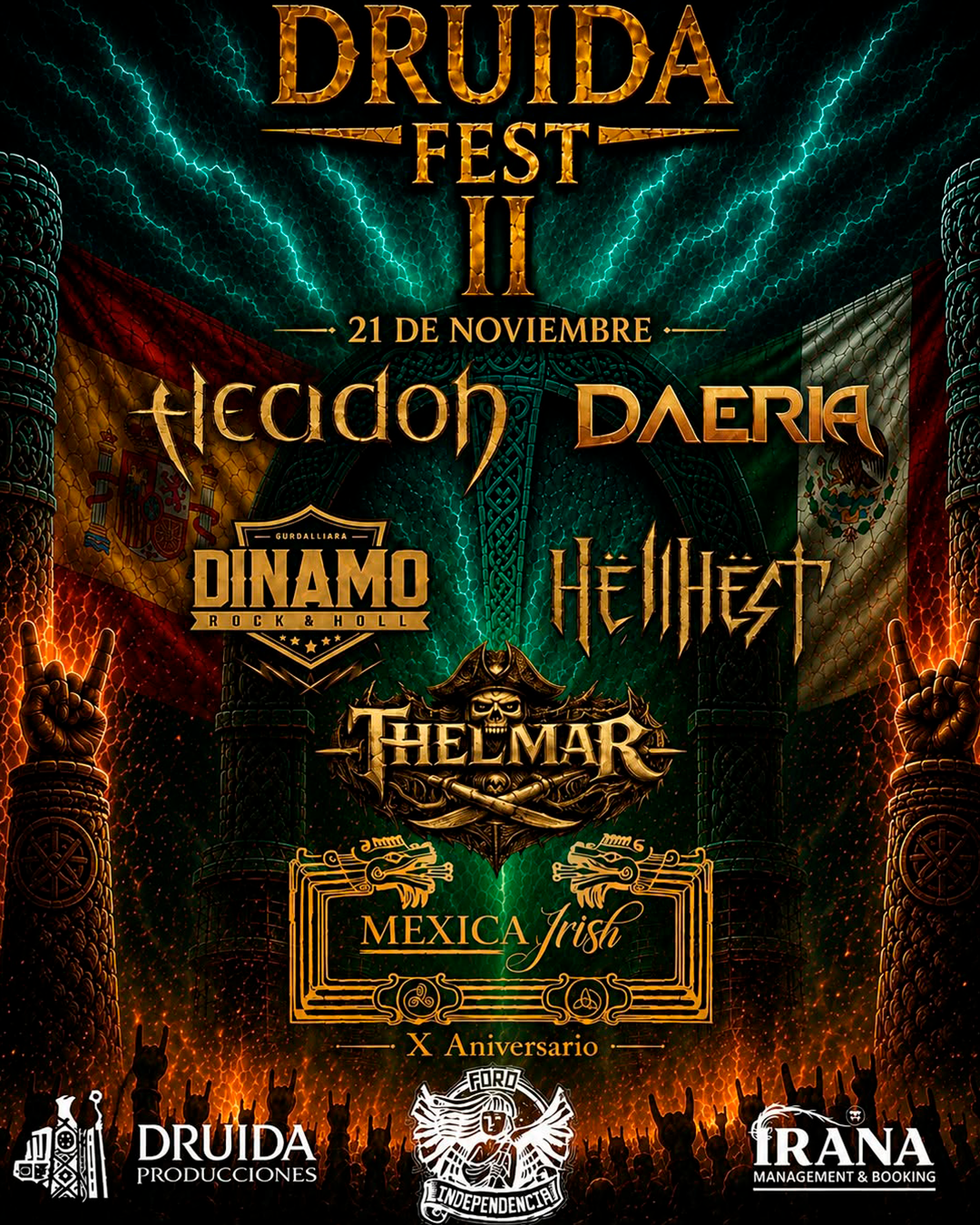 Flyer de DRUIDA FEST II