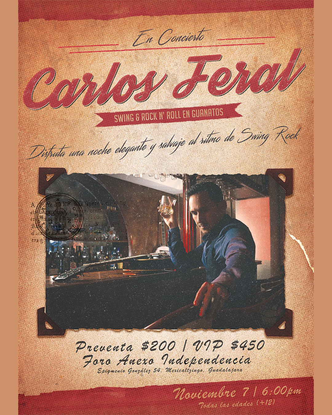 Flyer de CARLOS FERAL