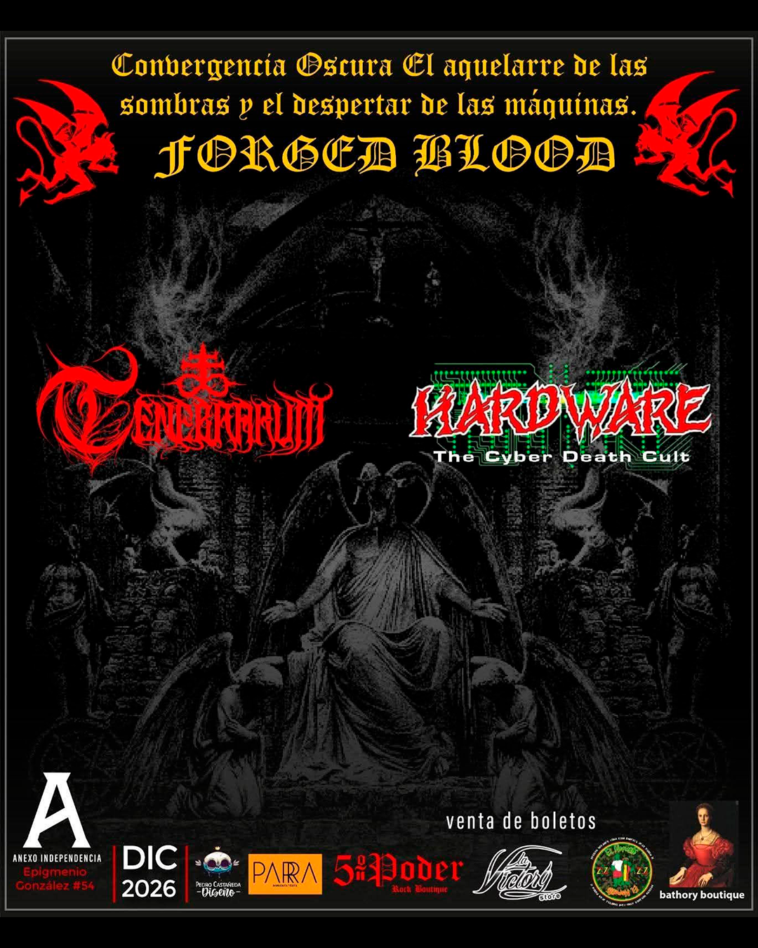 Flyer de FORGED BLOOD