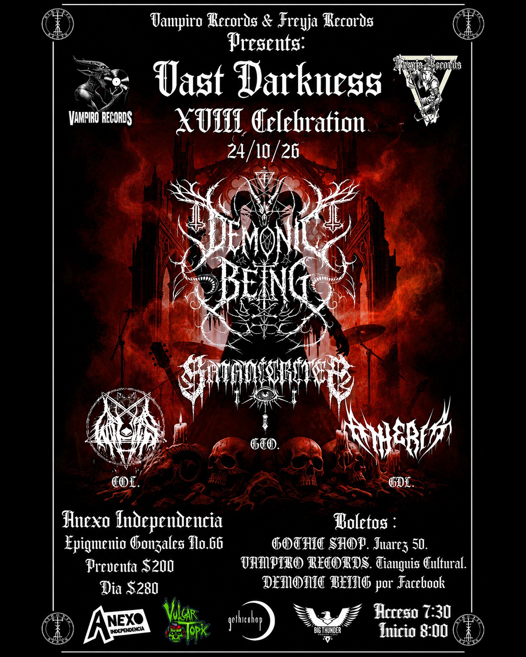 Flyer de VAST DARKNESS