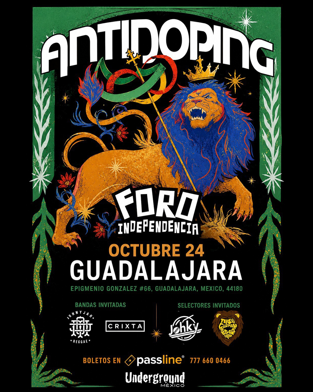 Flyer de ANTIDOPING