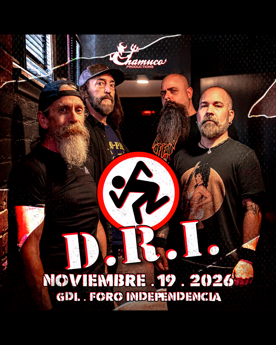 Flyer de D.R.I