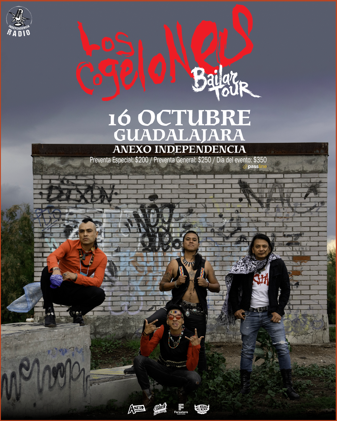 Flyer de LOS COGELONES