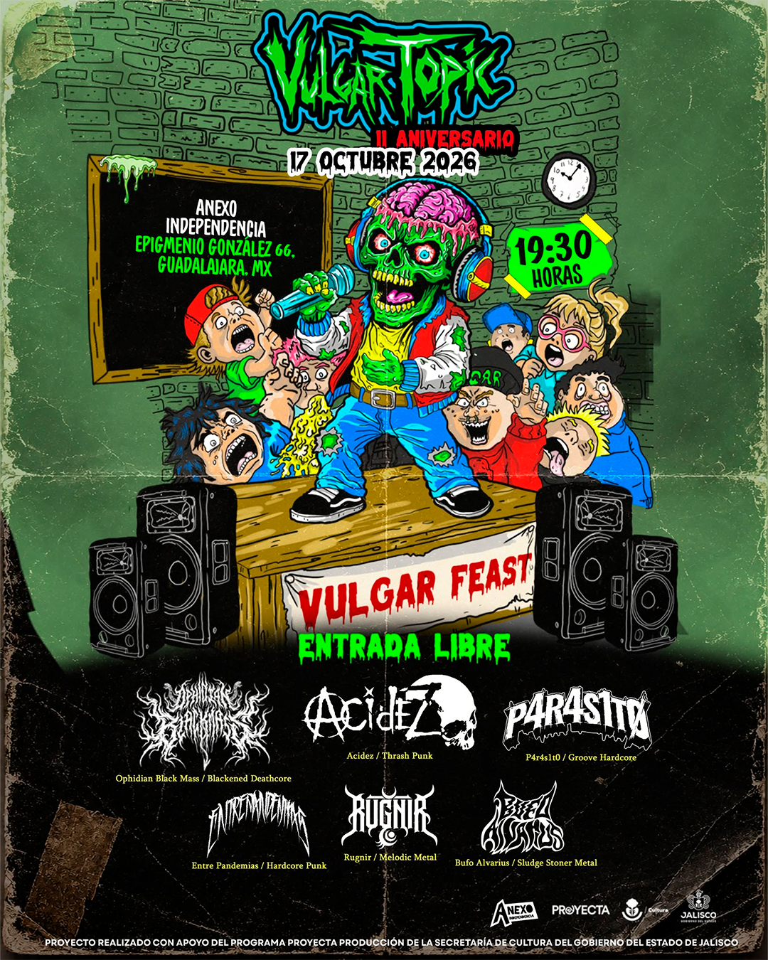 Flyer de VULGAR FEST 26