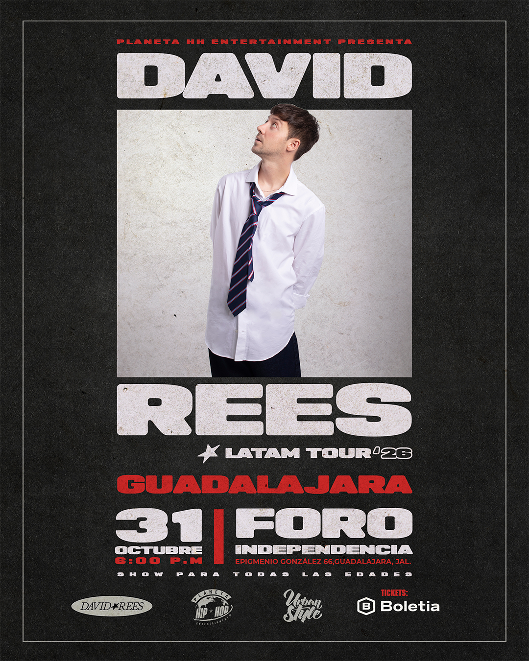 Flyer de DAVID REES