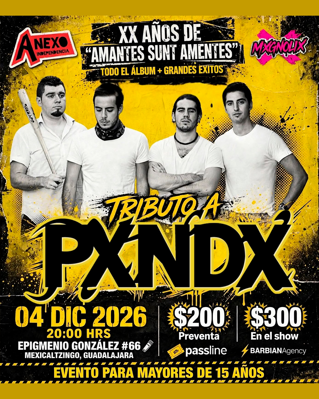 Flyer de MXGNOLIX