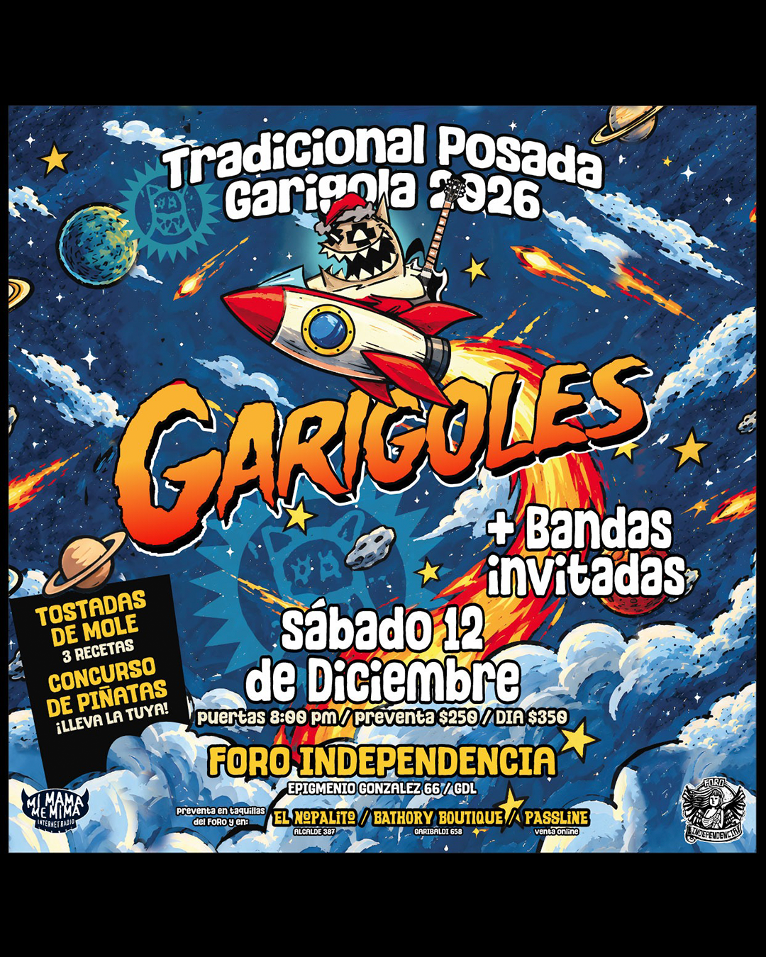 Flyer de TRADICIONAL POSADA GARIGOLA