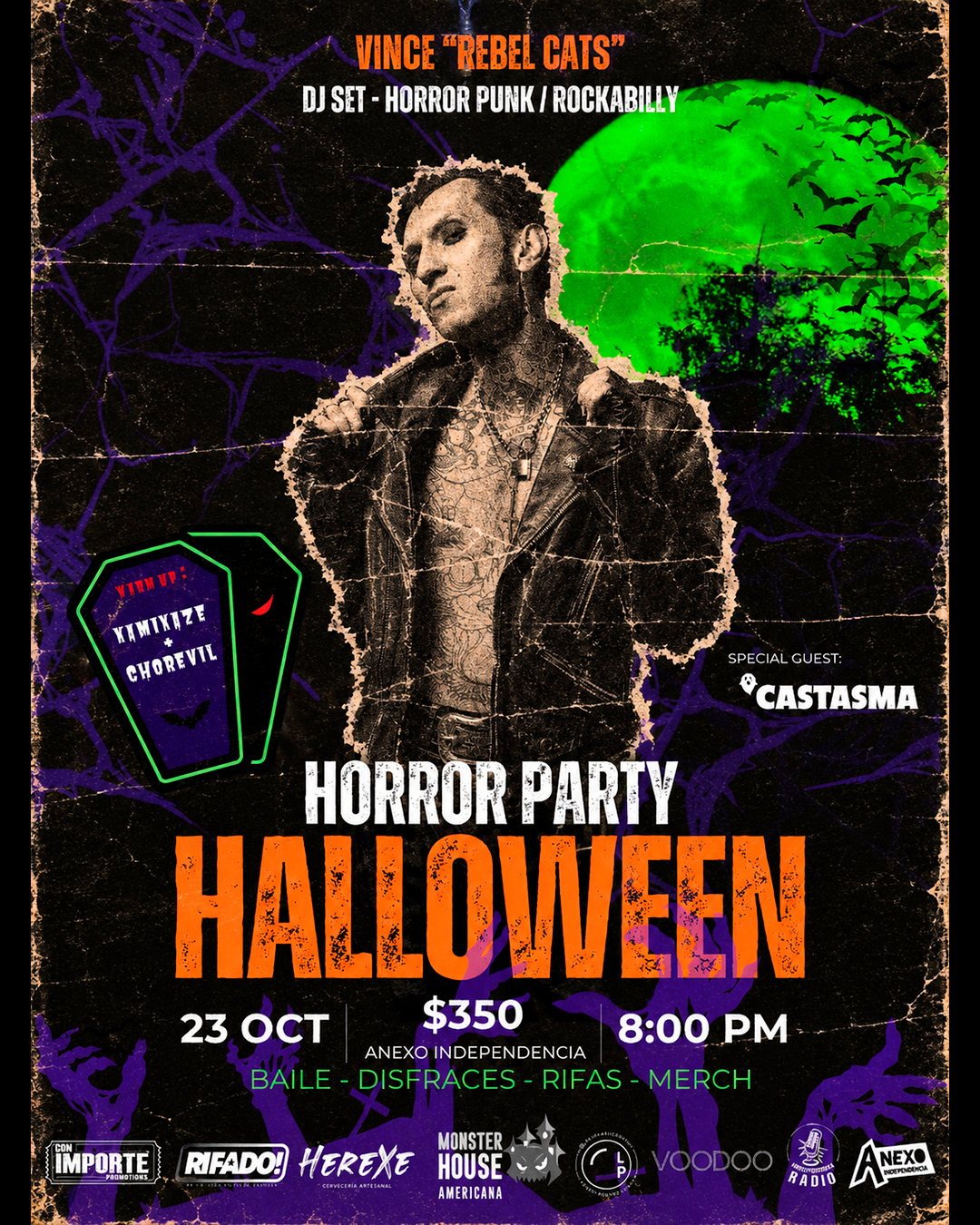 Flyer de HORROR PARTY