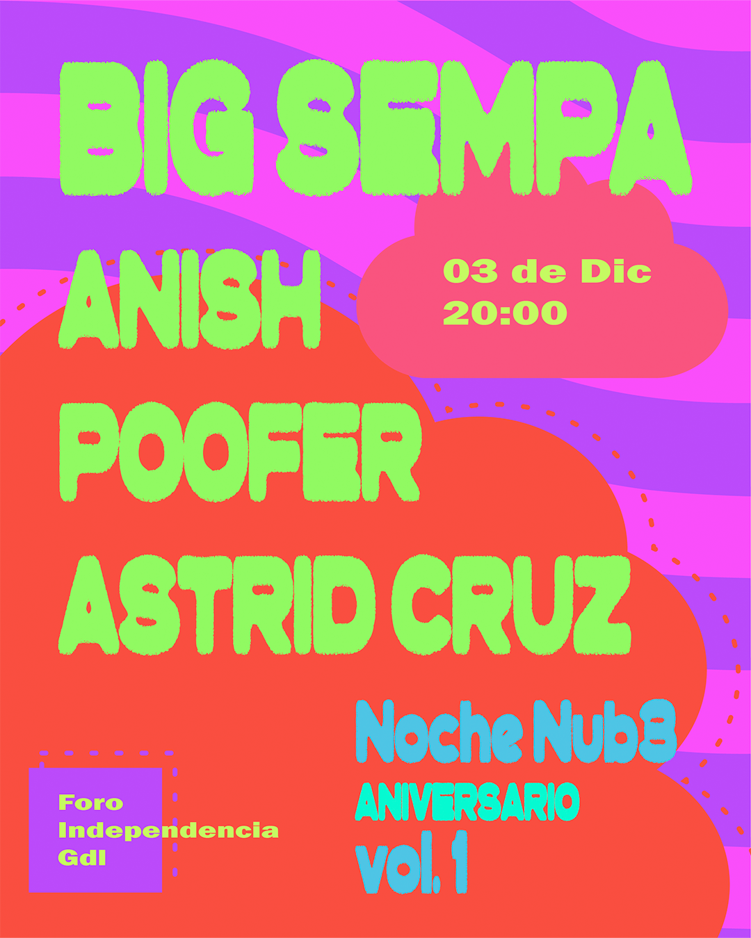 Flyer de NUB3