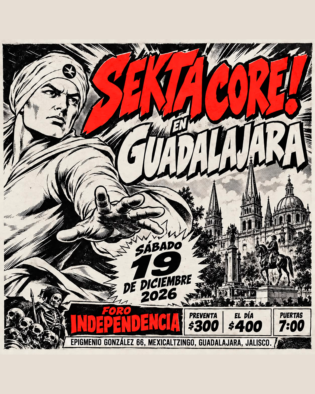 Flyer de SEKTA CORE